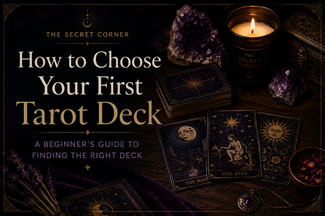 First tarot deck guide with tarot cards for beginners