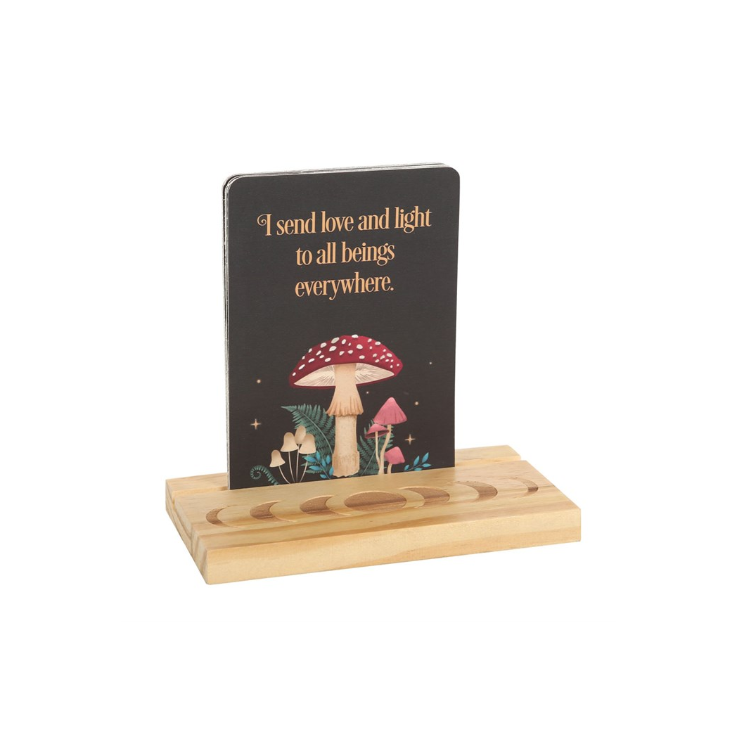 Affirmation Cards with Wooden Stand