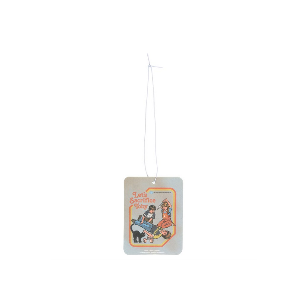 Let's Sacrifice Toby Vanilla Air Freshener by Steven Rhodes