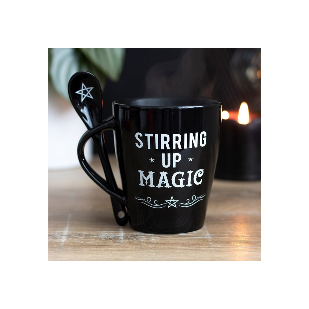 Stirring Up Magic Mug and Spoon Set