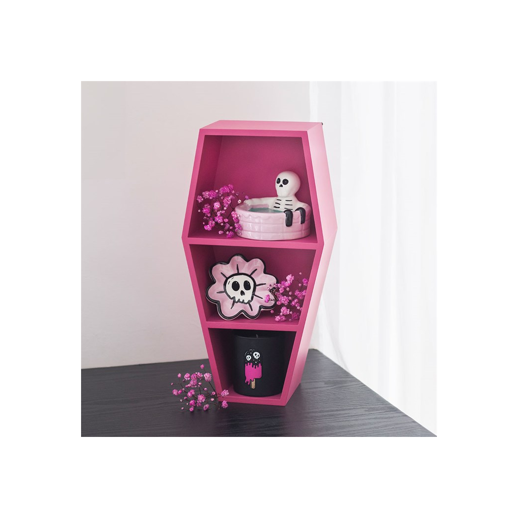 Small Hot Pink Coffin Shelf