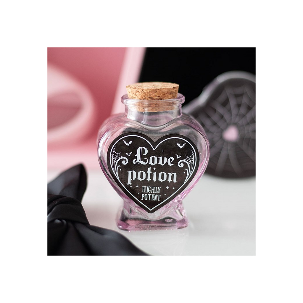 Love Potion Decorative Glass Heart Potion Bottle