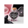Love Potion Decorative Glass Heart Potion Bottle