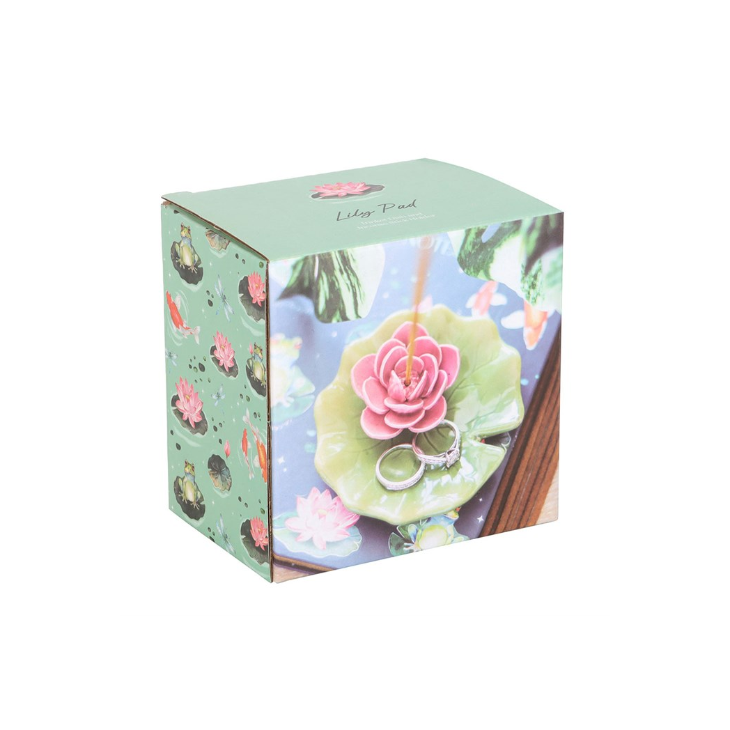 Lily Pad Trinket Dish and Incense Stick Holder