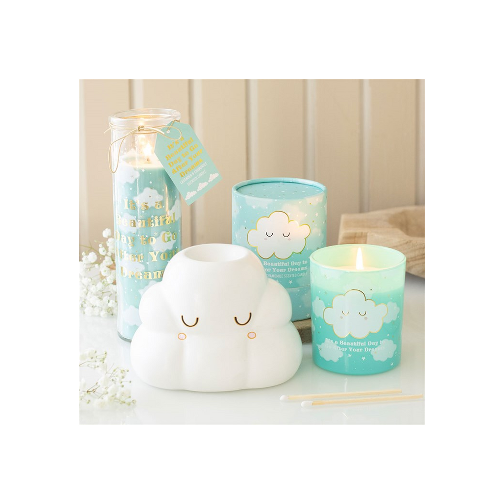 Cloud Print Lavender & Chamomile Candle