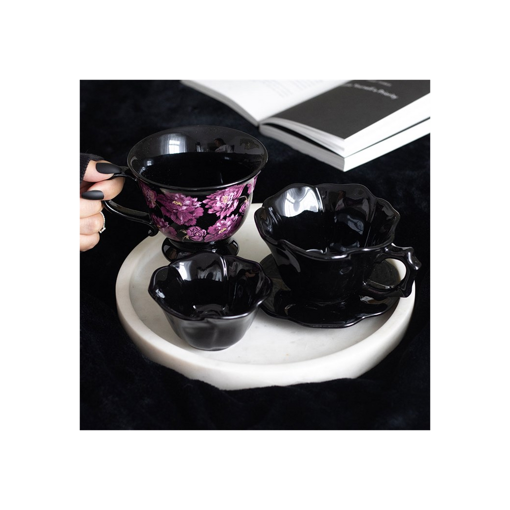 Black Rose Trinket Dish