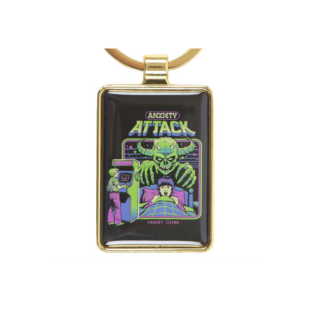 Anxiety Attack Keyring by Steven Rhodes