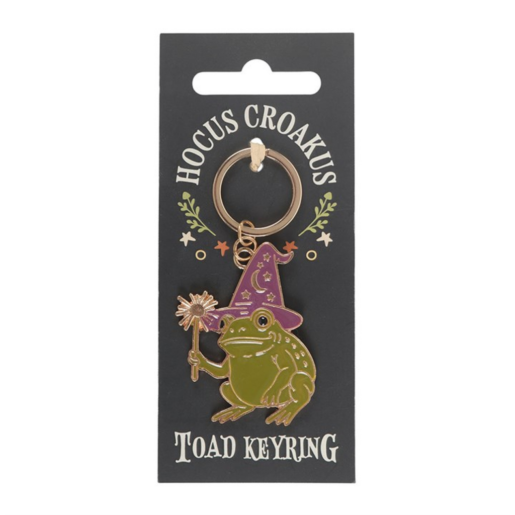 Hocus Croakus Magic Toad Keyring