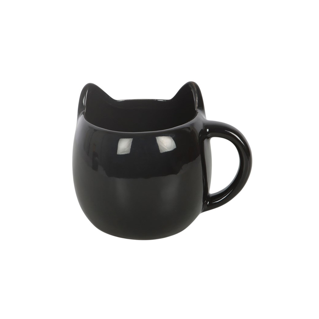 Magick Black Cat Face Mug
