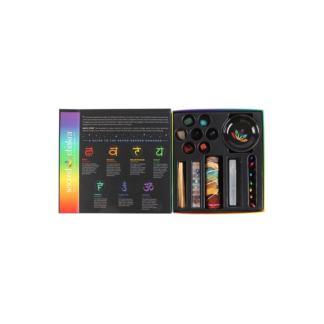 Sacred Chakra Deluxe Healing and Wellness Kit