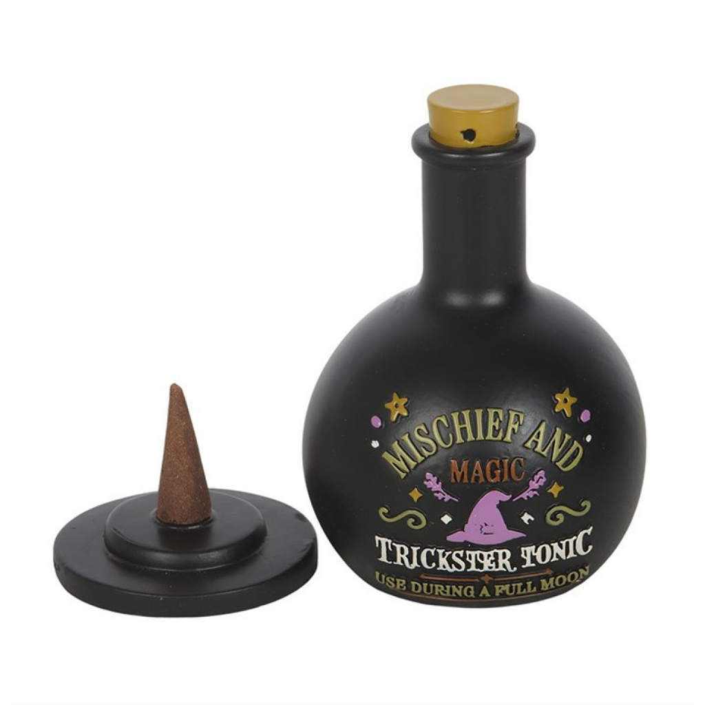 Mischief and Magic Potion Bottle Incense Cone Holder
