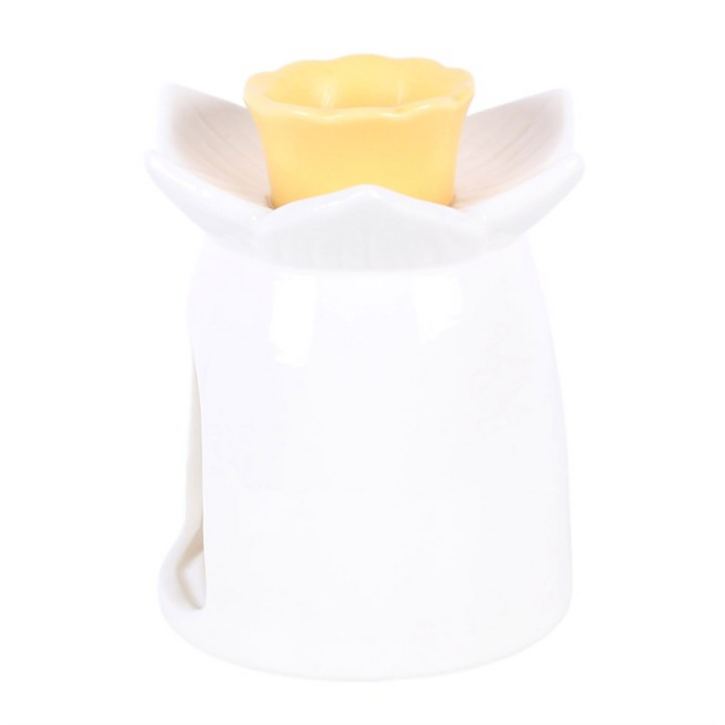 White Daffodil Oil Burner and Wax Warmer product image 3