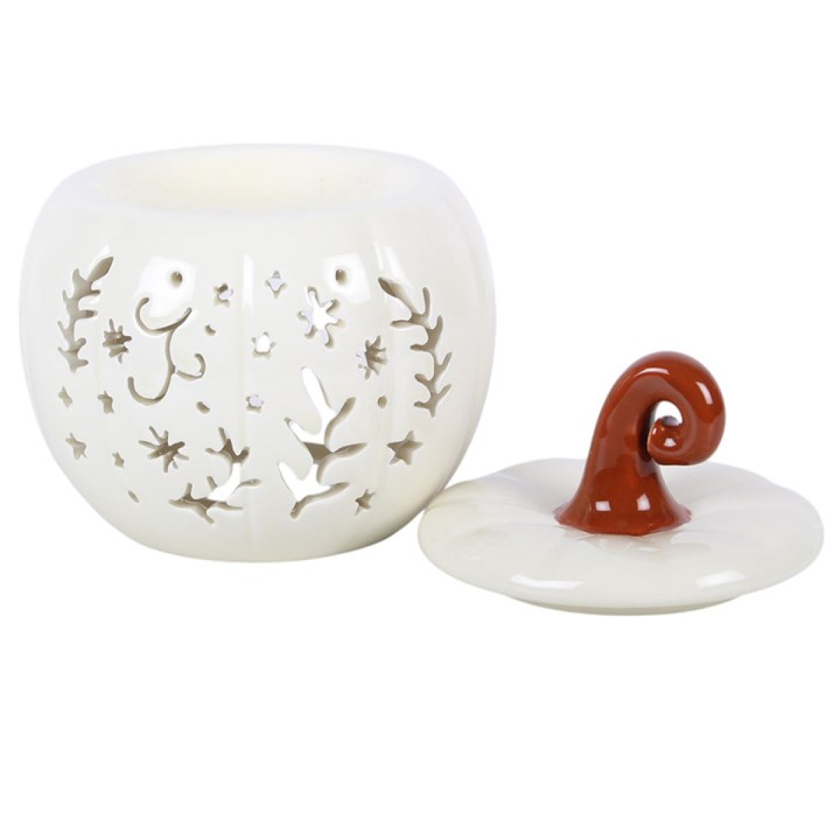 Cream Folk Pumpkin Oil Burner and Wax Warmer product image 3