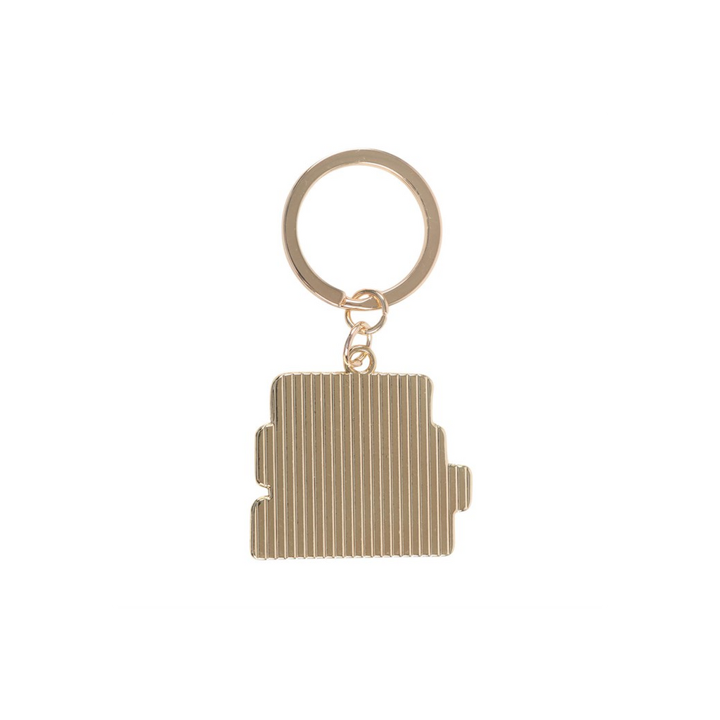 The Haunted Library Book Stack Keyring