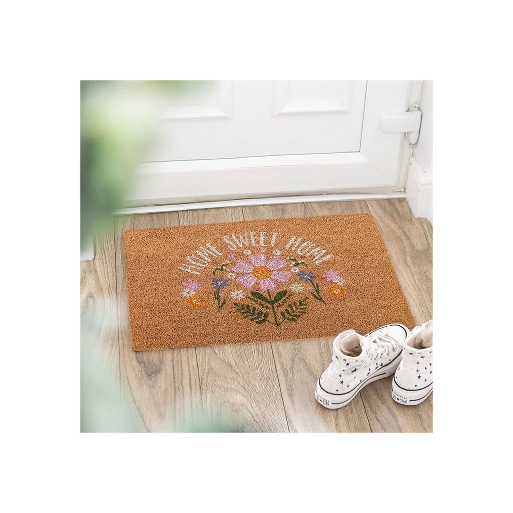 Natural Daisy Home Sweet Home Doormat