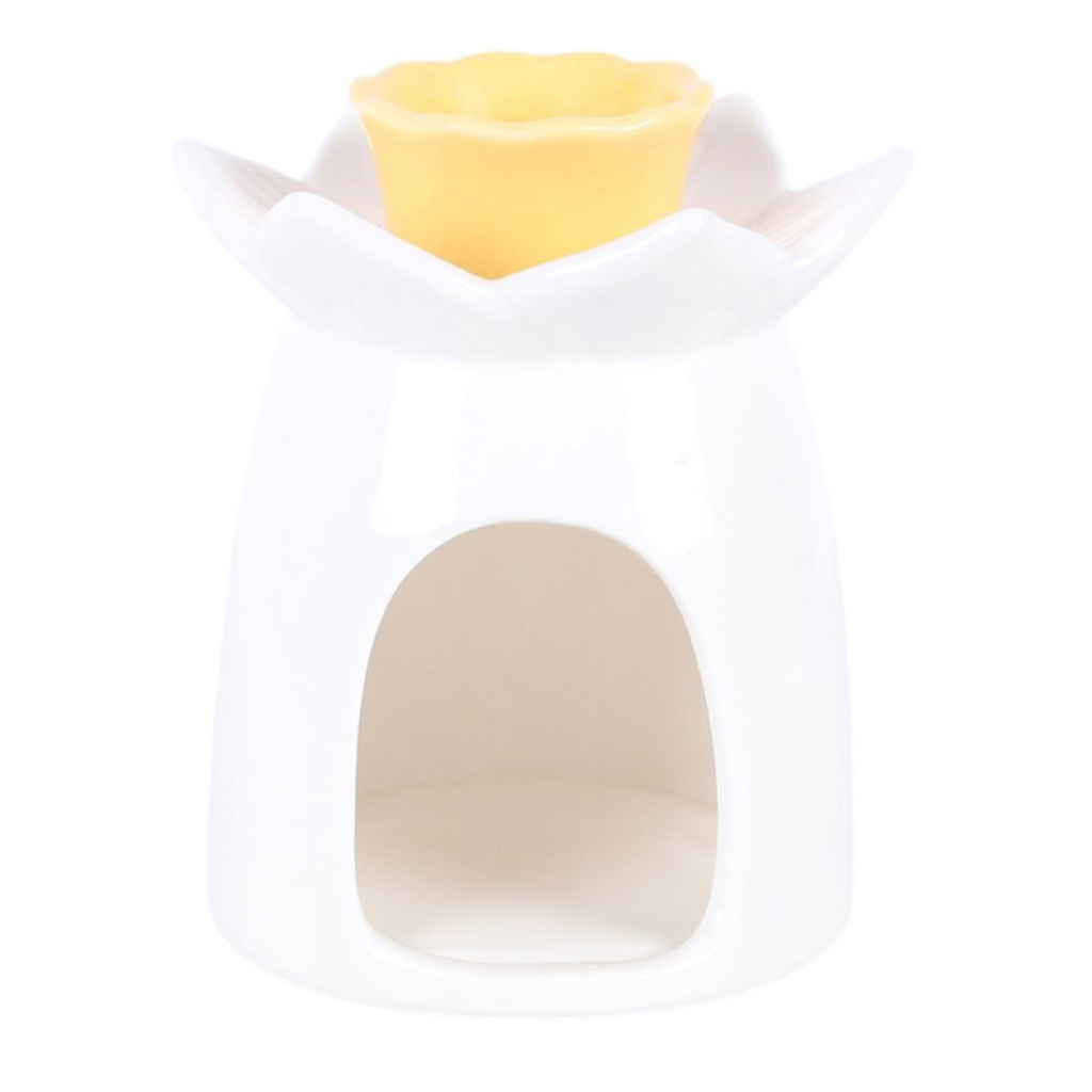 White Daffodil Oil Burner and Wax Warmer product image 4