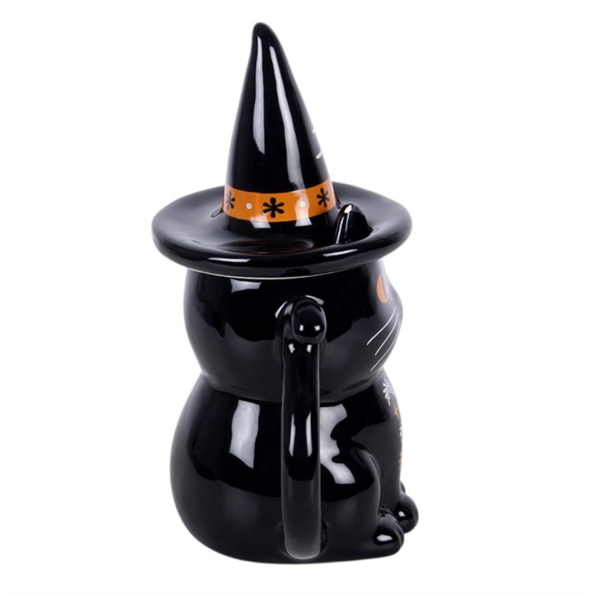 Frightful Folk Black Cat Lidded Mug