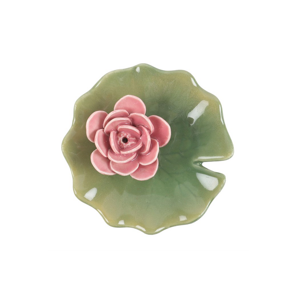 Lily Pad Trinket Dish and Incense Stick Holder