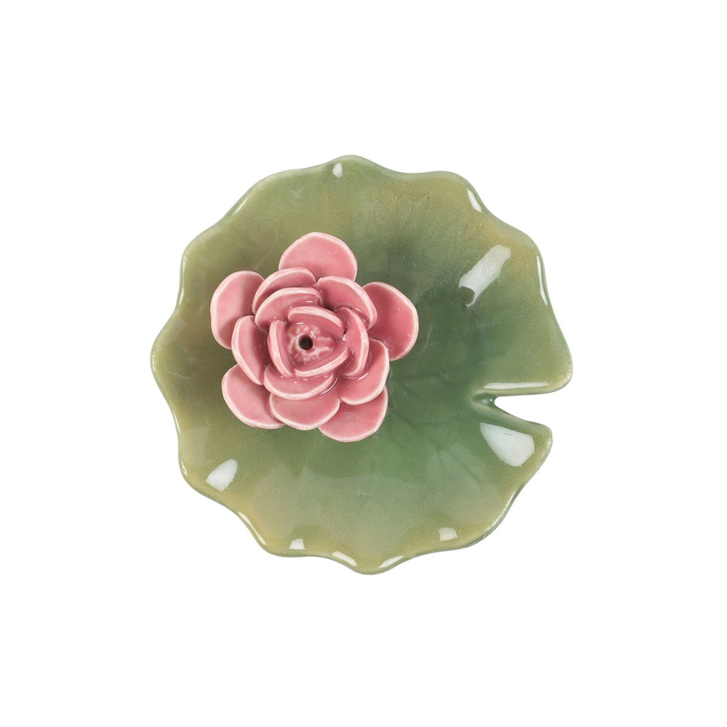 Lily Pad Trinket Dish and Incense Stick Holder