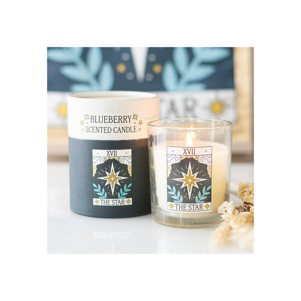 The Star Vintage Tarot Blueberry Candle