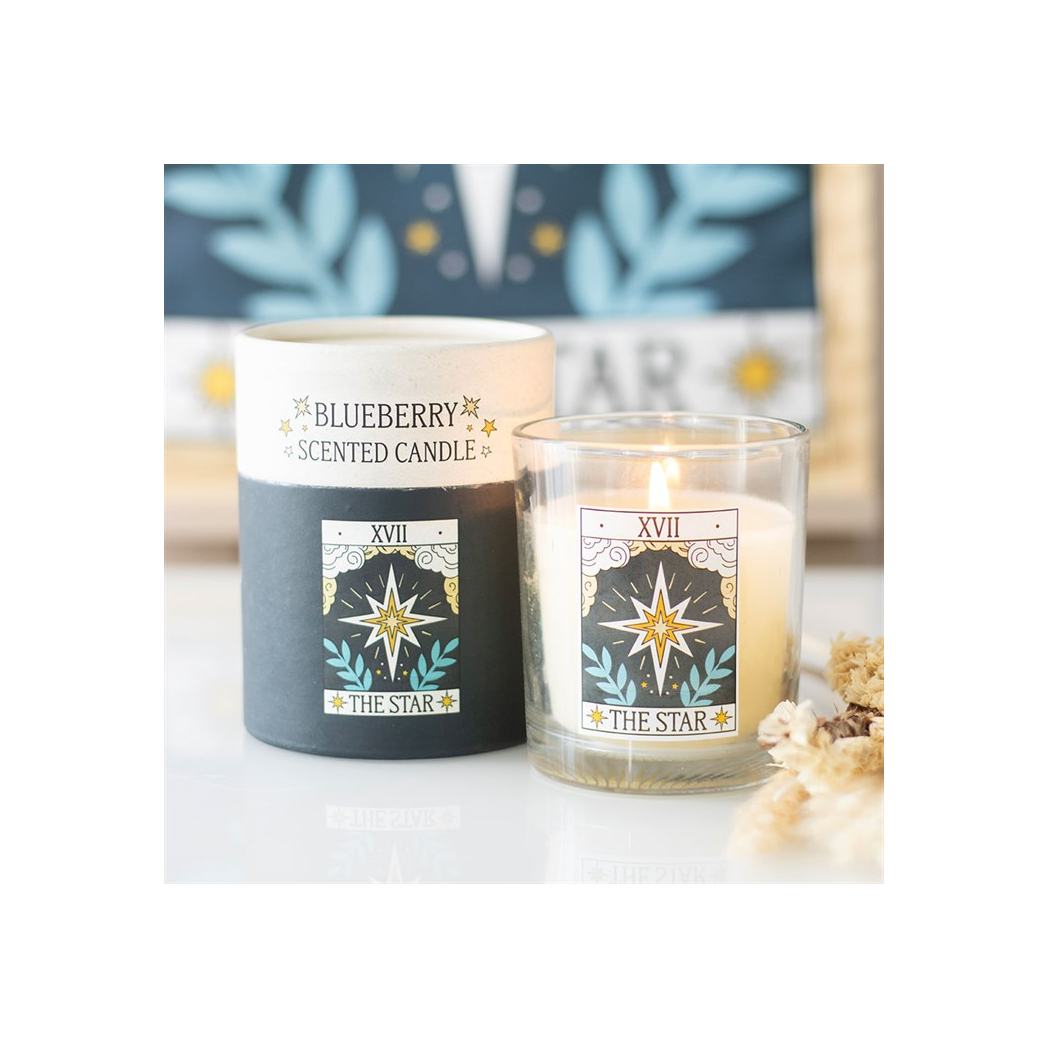 The Star Vintage Tarot Blueberry Candle