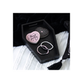 Plain Black Coffin Trinket Tray