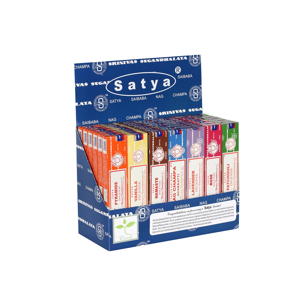 Satya Incense Sticks Display Box Starter Pack 3