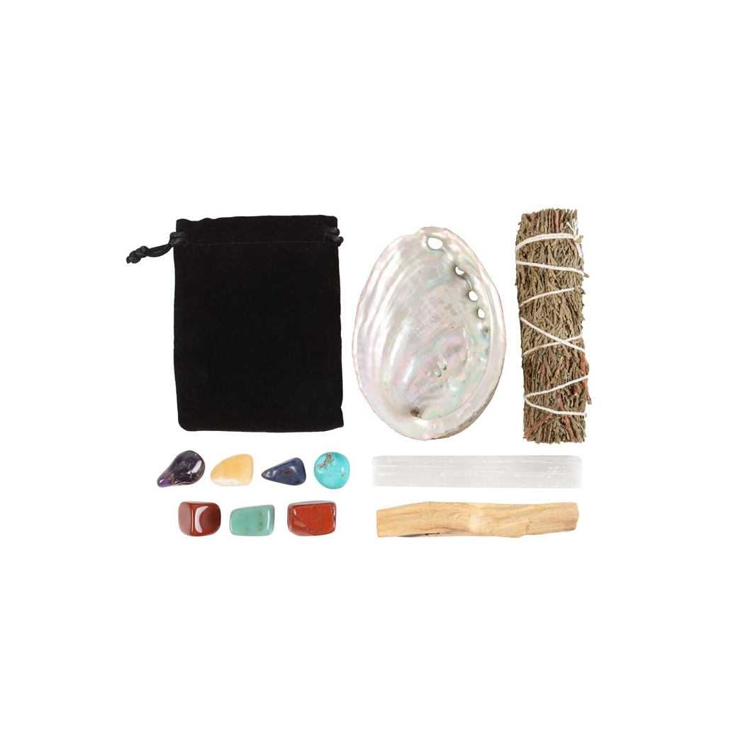 Divine Energy Smudge and Stone Wellness Kit