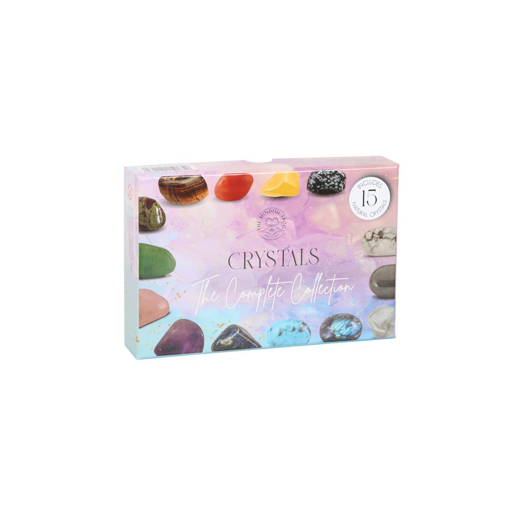 Complete crystal collection gift set with tumblestones