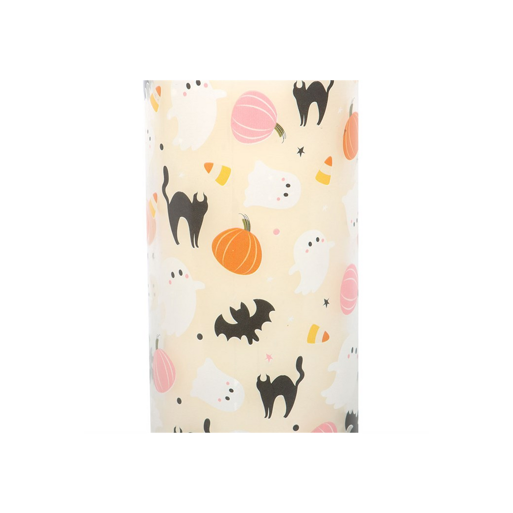 Sweet and Spooky Candy Corn Tube Candle