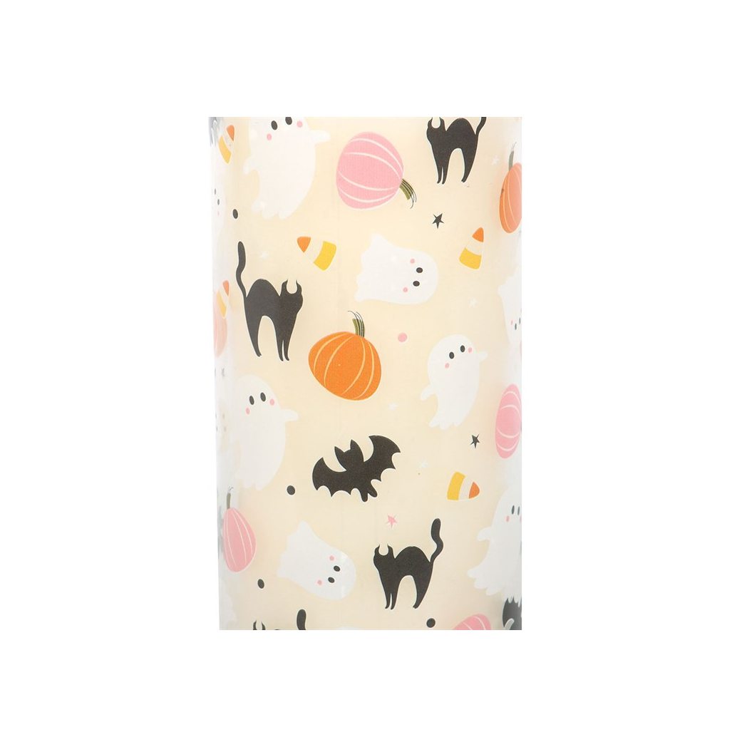Sweet and Spooky Candy Corn Tube Candle