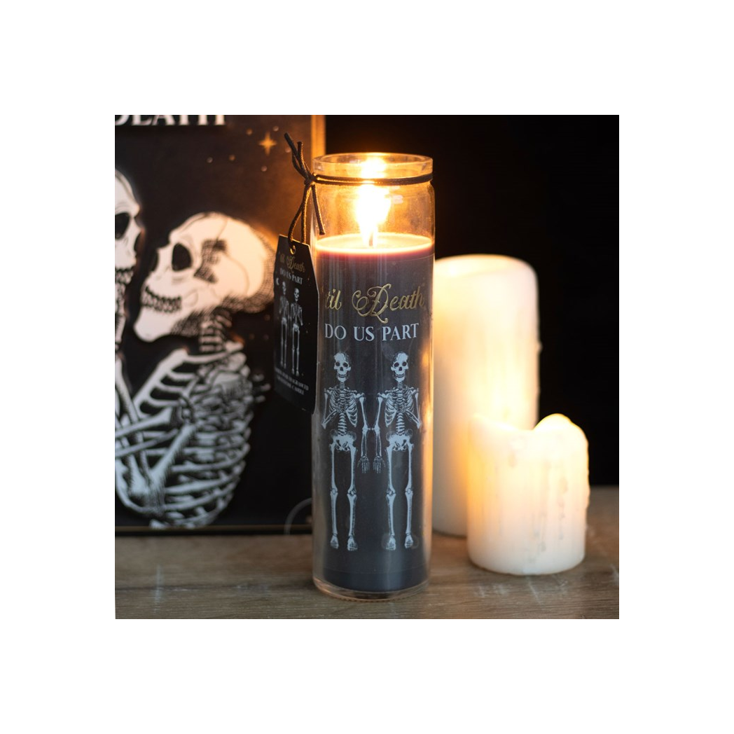 Til Death Do Us Part Amber Noir Tube Candle