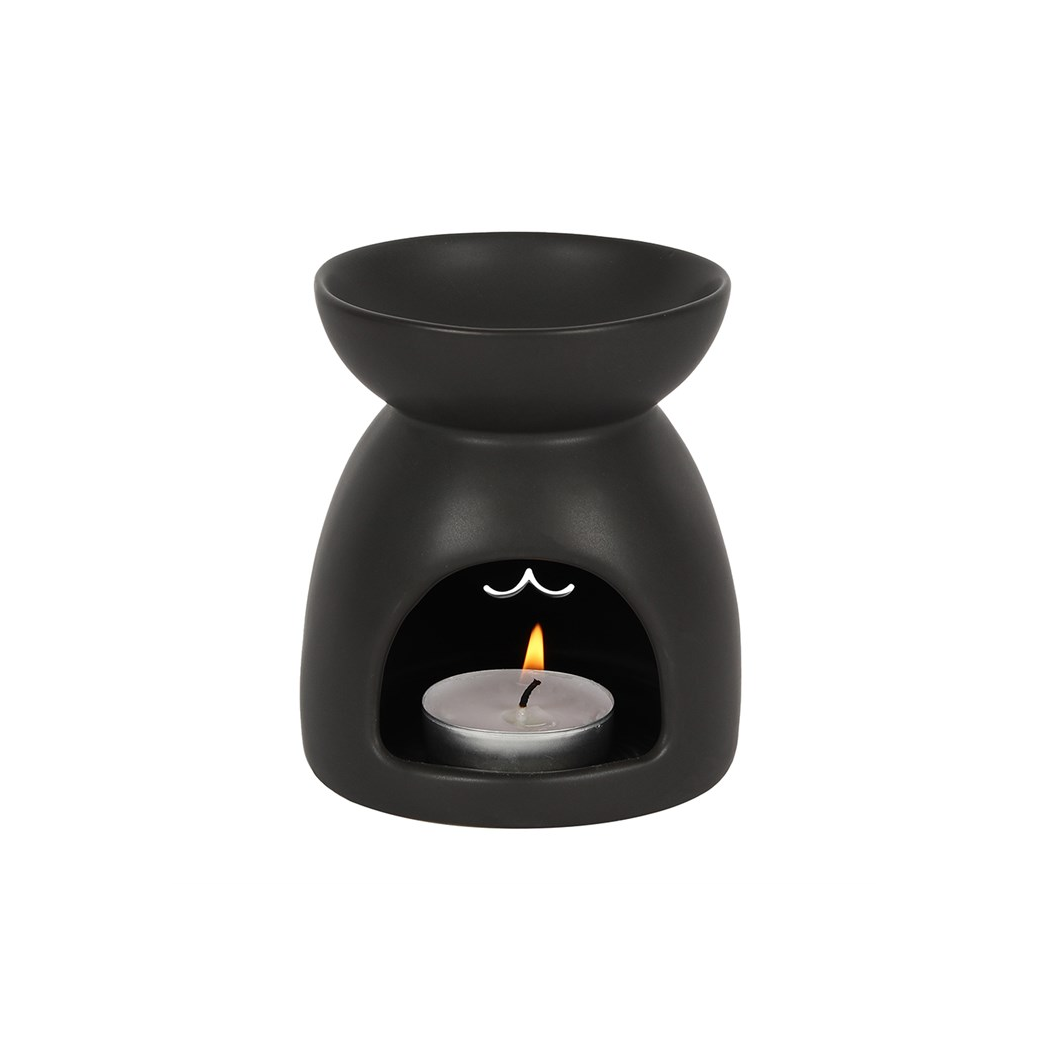 Black Cat Cut Out Oil Burner and Wax Warmer