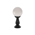 Small Clear Crystal Ball on Stand