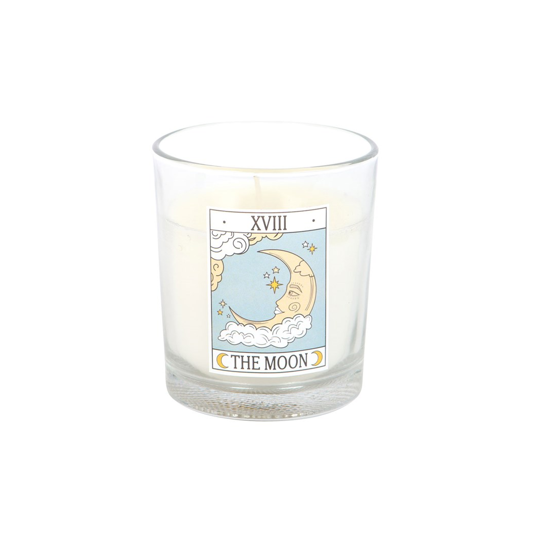 The Moon Vintage Tarot Vanilla Candle