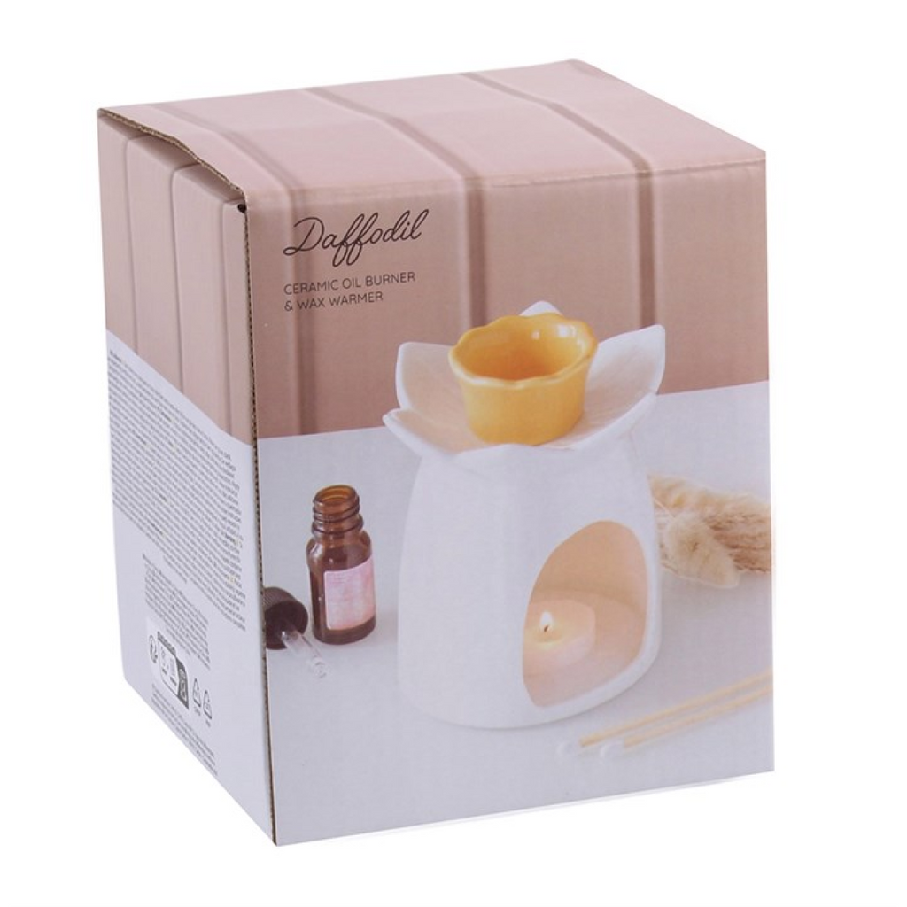 White Daffodil Oil Burner and Wax Warmer product image 6