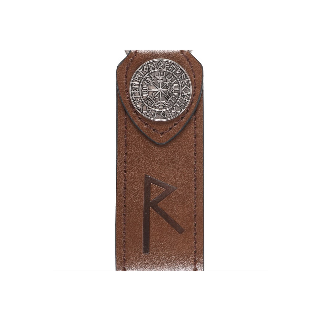 Journey Viking Rune Faux Leather Keyring
