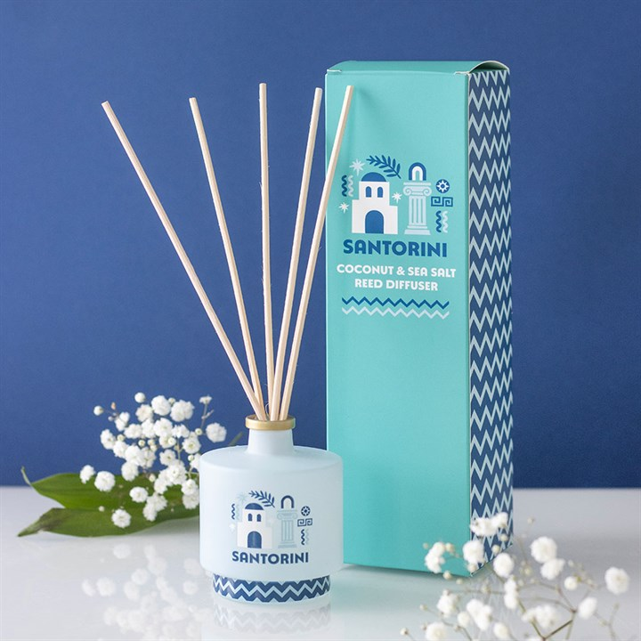 Santorini coconut and sea salt reed diffuser
