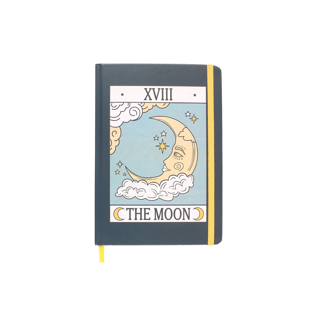 The Moon Vintage Tarot A5 Notebook