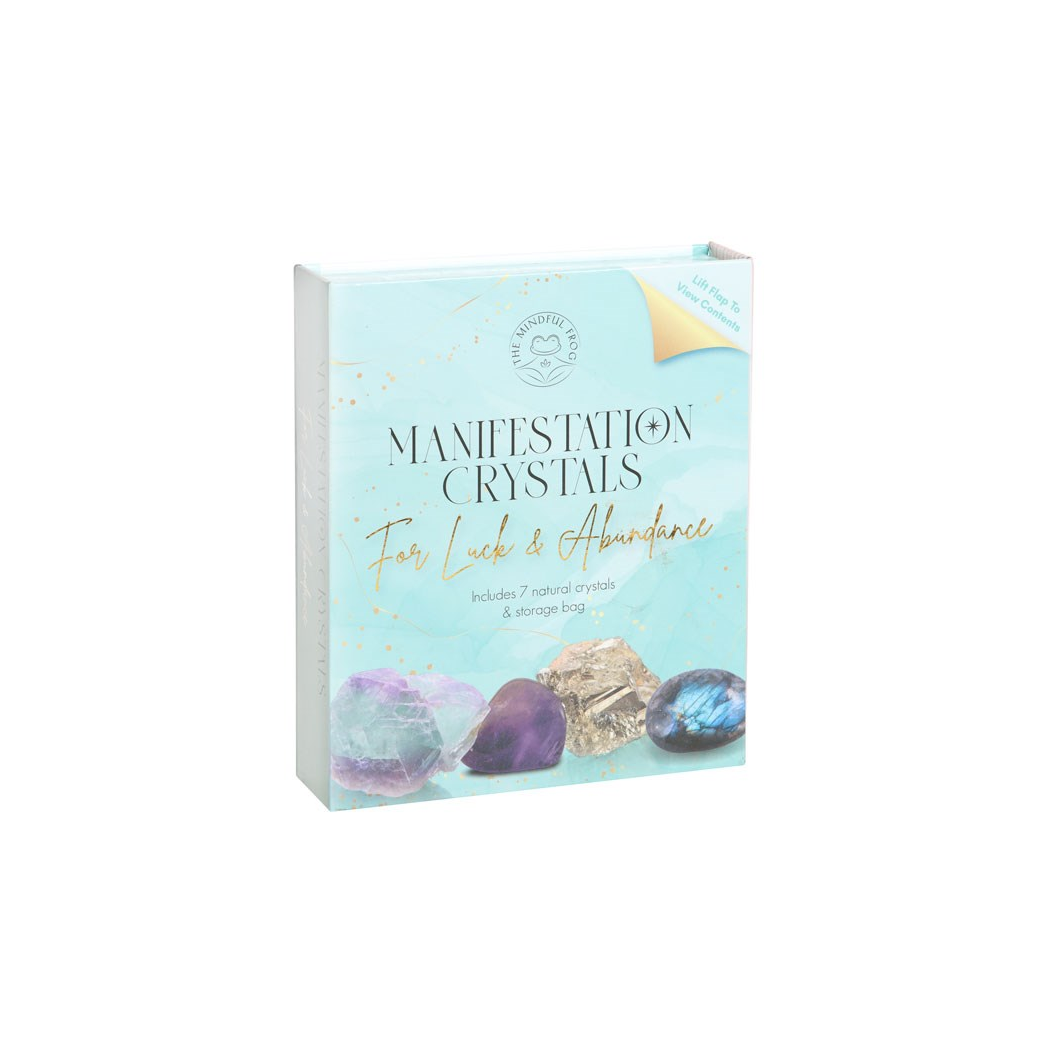 Manifestation crystal gift set with natural stones