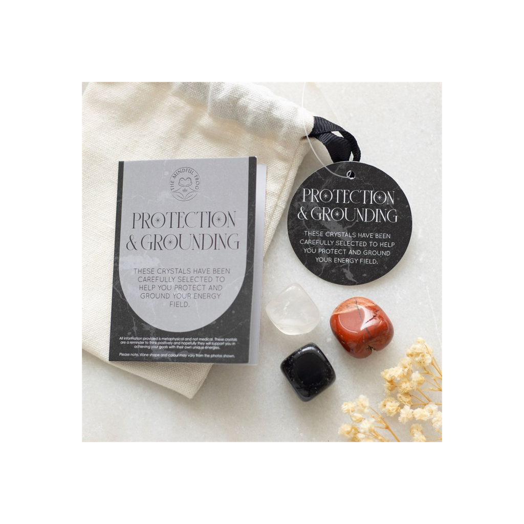 Protection & Grounding Healing Crystal Set