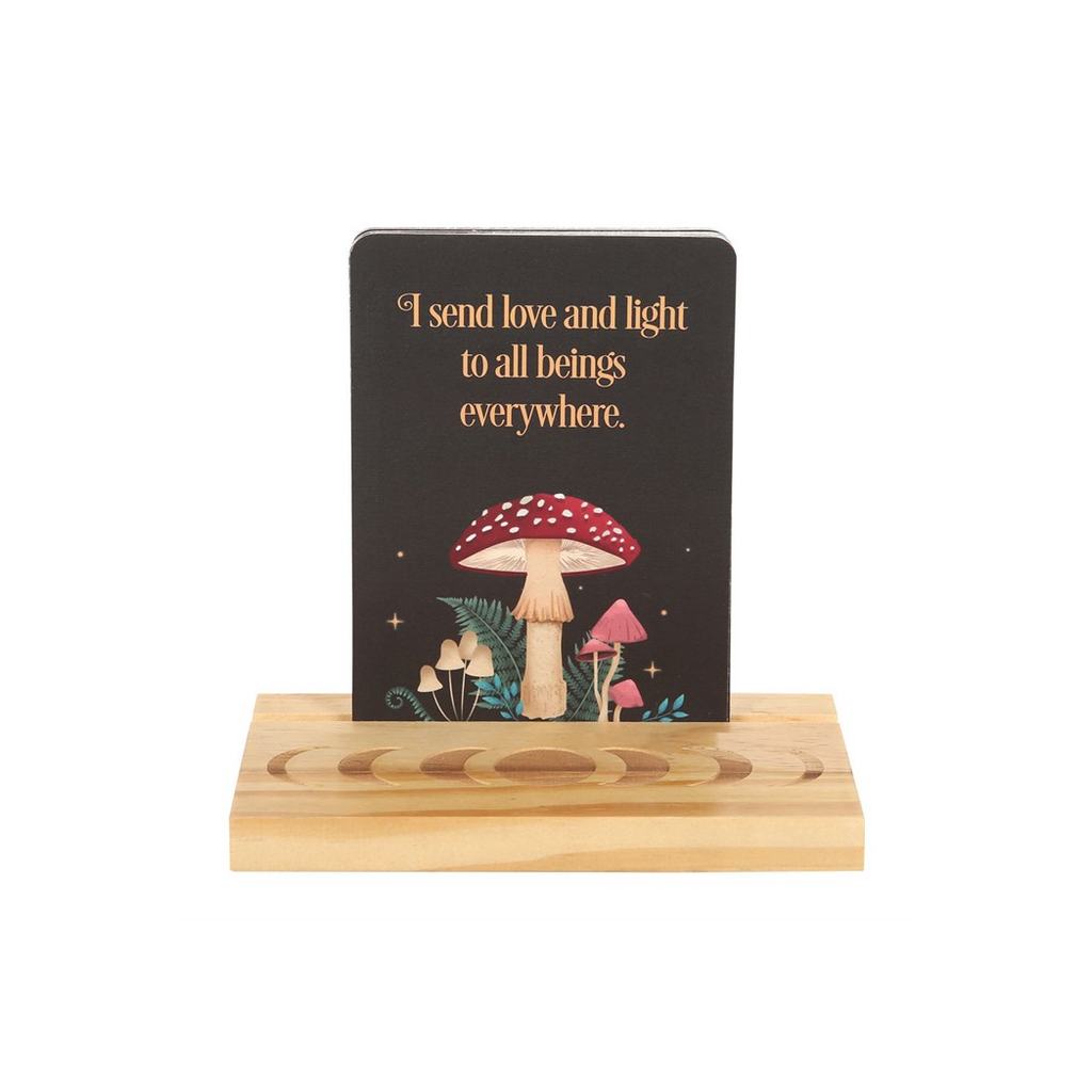 Affirmation Cards with Wooden Stand