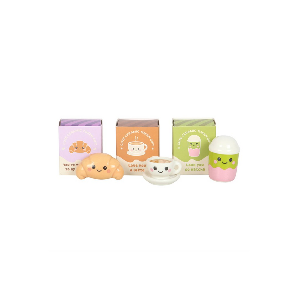 Set of 24 Kawaii Kafe Token Gifts in Display