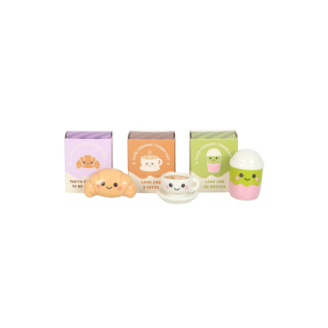 Set of 24 Kawaii Kafe Token Gifts in Display