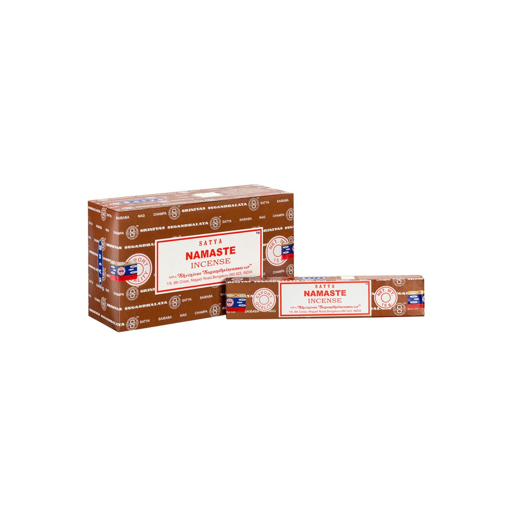 12 Packs of Namaste Incense Sticks by Satya
