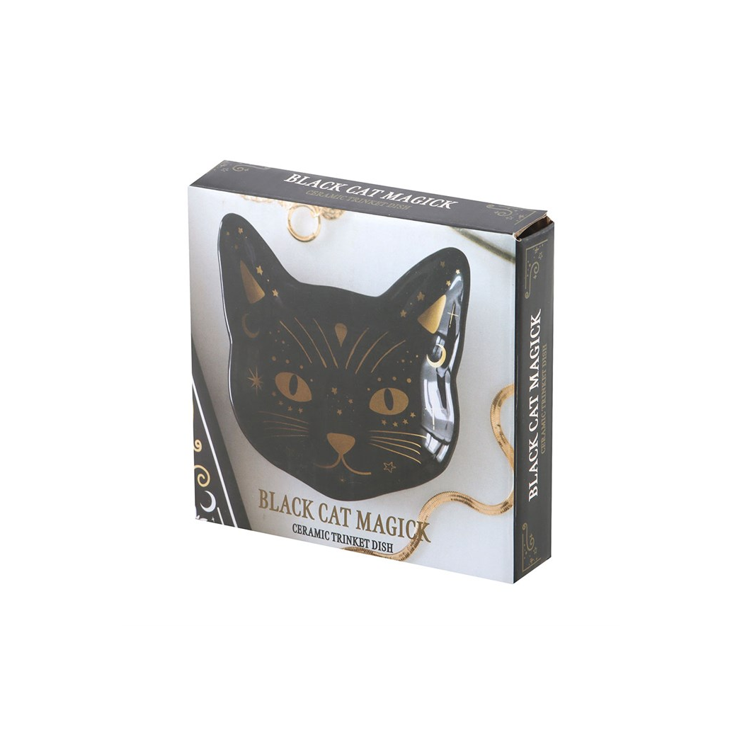 Magick Black Cat Face Trinket Dish product image 4