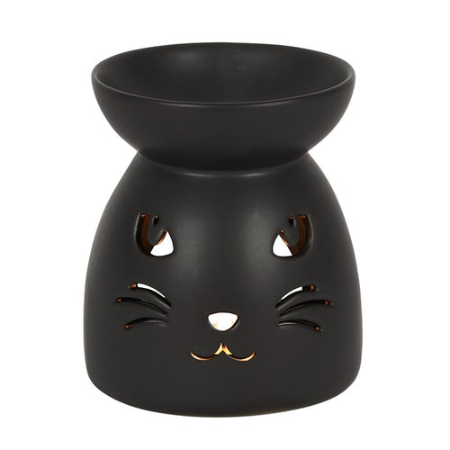 Black Cat Cut Out Oil Burner and Wax Warmer