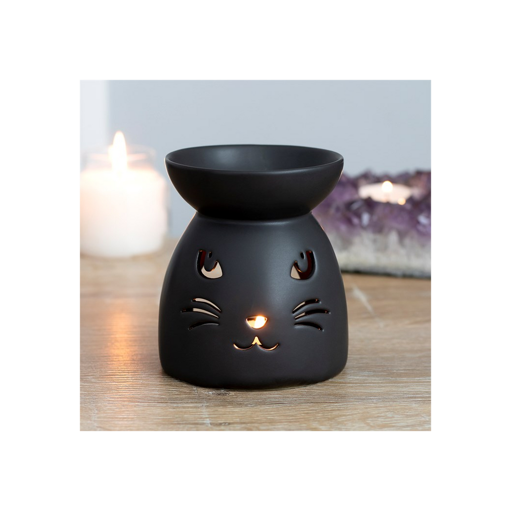 Black Cat Cut Out Oil Burner and Wax Warmer