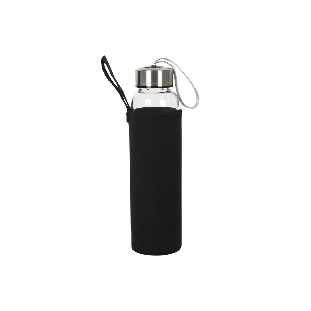 Rose Quartz Purifying Glass Water Bottle