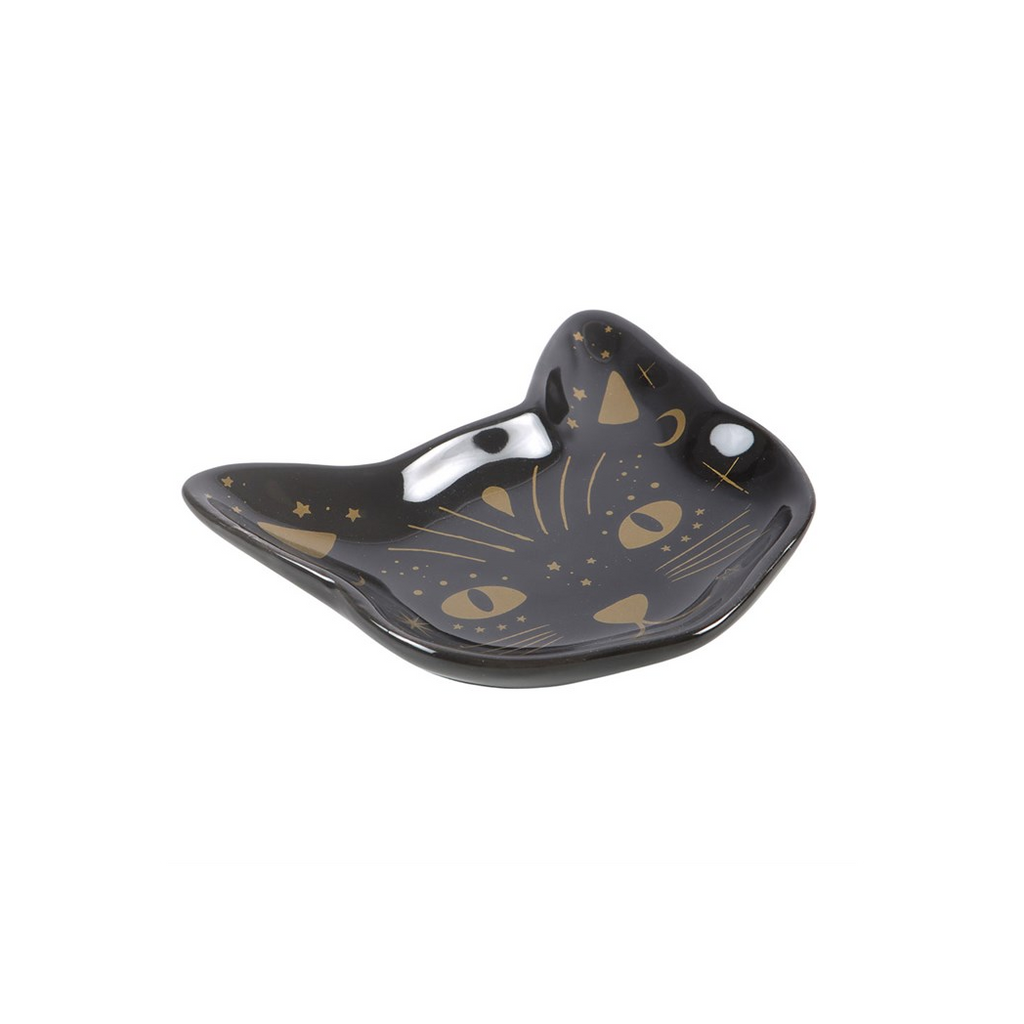 Magick Black Cat Face Trinket Dish product image 3